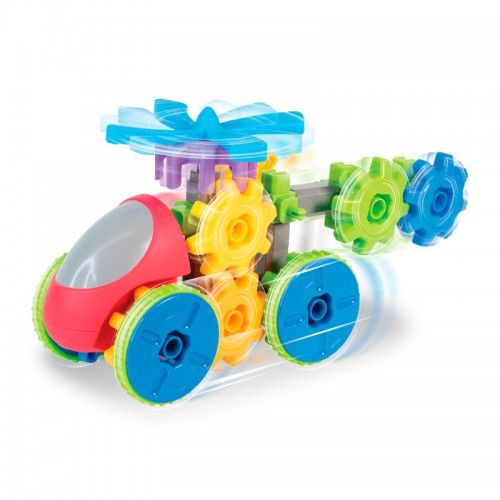 Hap-P-Kid Little Learner 3 in 1 STEM Plane Gear |  STEM Toys | Airplabe | Racing Car | Helicopter | 3 years+